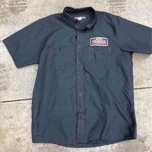 Vintage Yamaha motorcycle dealership shirt